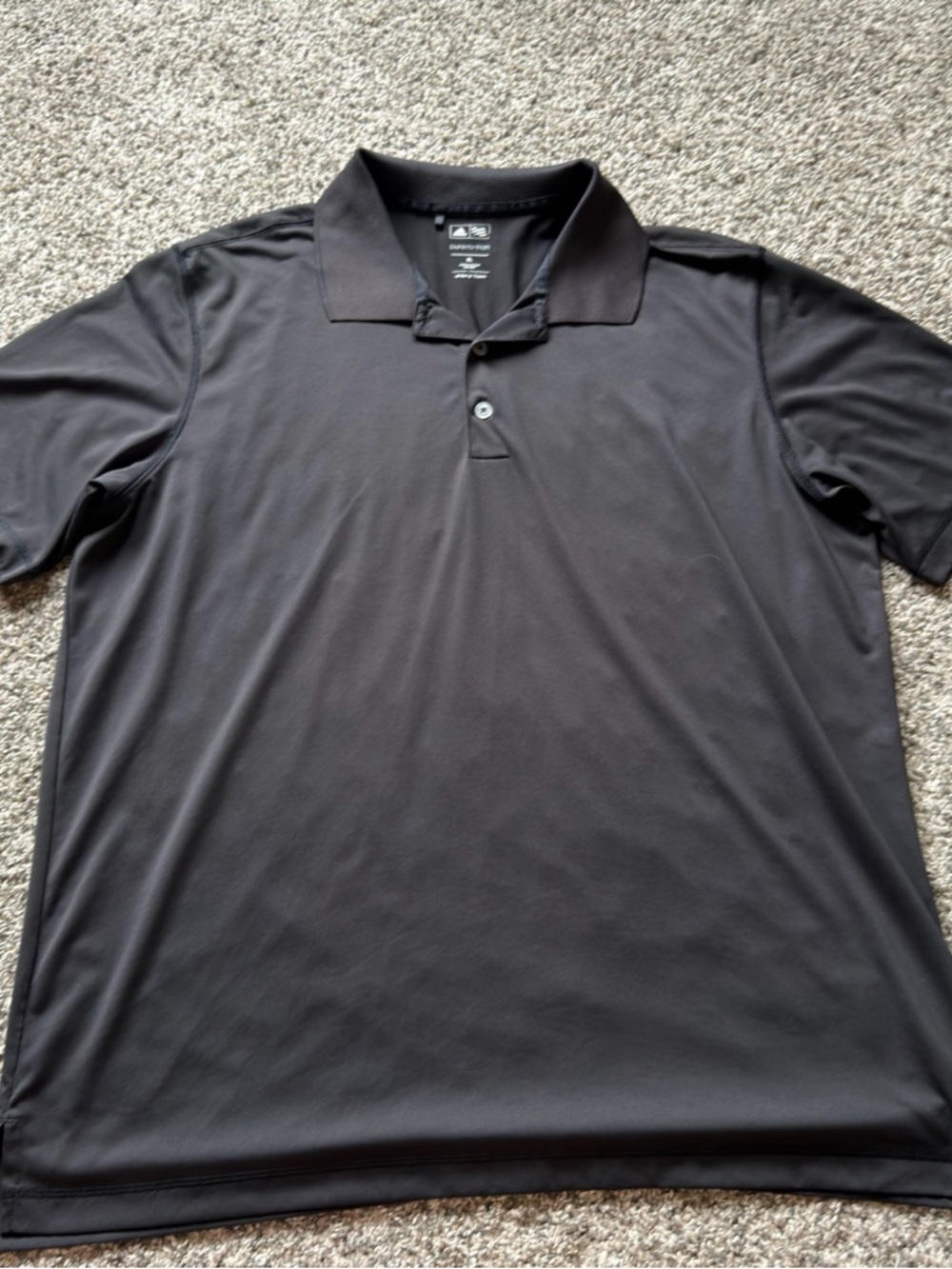 adidas Men's Black Performance Polo